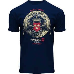 FOX T-shirt ADULT Vintage Rock Navy STO