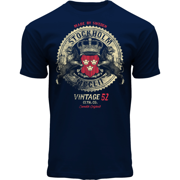 FOX T-shirt ADULT Vintage Rock Navy STO