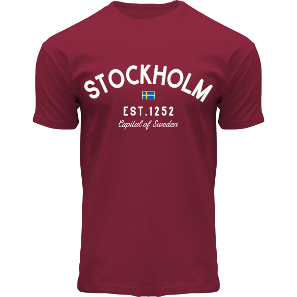 FOX T-shirt ADULT Brassfield Burgundy STO