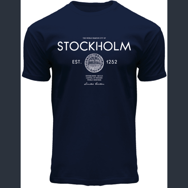 FOX T-shirt ADULT City Seal Navy STO