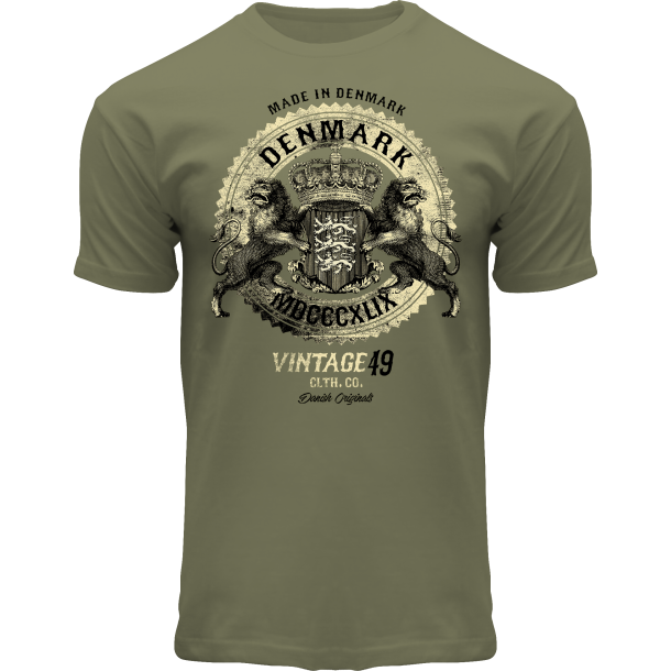 FOX T-shirt ADULT Vintage Rock Olive DK