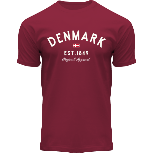 FOX T-shirt ADULT Brassfield Burgundy DK