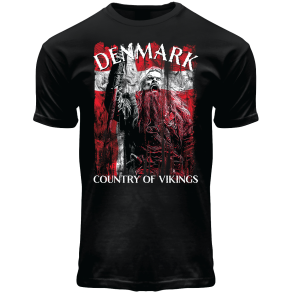FOX T-shirt ADULT Country Vikings Black DK
