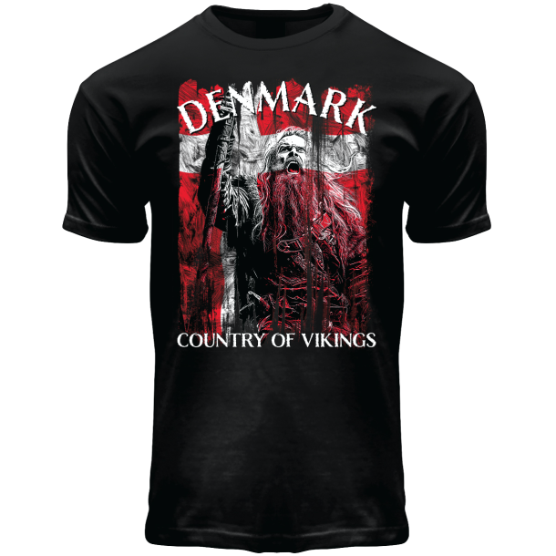 FOX T-shirt ADULT Country Vikings Black DK