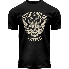FOX T-shirt ADULT Viking Skull Black STO