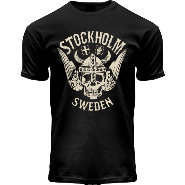 FOX T-shirt ADULT Viking Skull Black STO