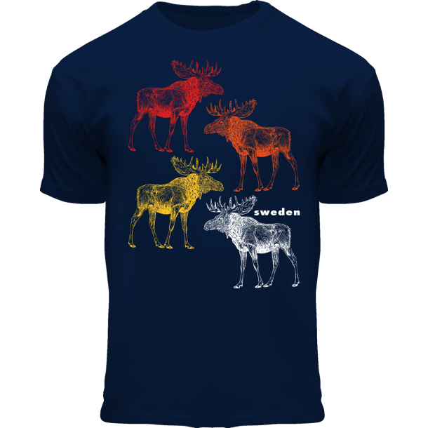 FOX KIDS T-shirt Moose Colors Navy SE