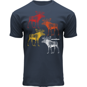 FOX T-shirt Moose Colors Blue Dusk SE