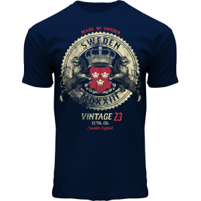 FOX T-shirt Vintage Rock Navy SE