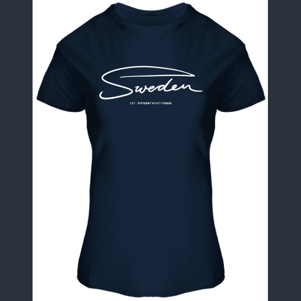 FOX LADY T-shirt Autograph Printed Navy SE