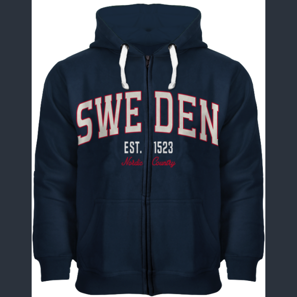 FOX Hoodie ADULT Split Applique Navy SE
