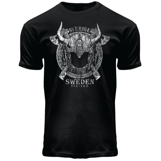 FOX T-shirt Vikings Sweden Black SE