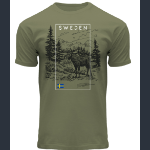 FOX T-shirt Pen Sketch Olive SE