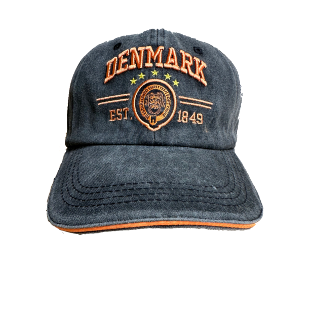 Cap DK EST. Black/Orange