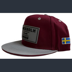 Cap STO Street Burgundy/Grey