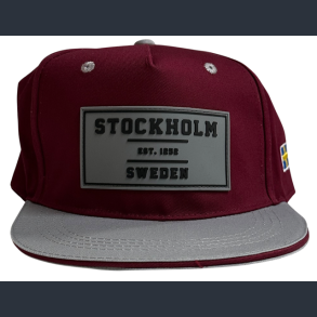 Cap STO Street Burgundy/Grey