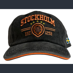 Cap STO EST. Black/Orange