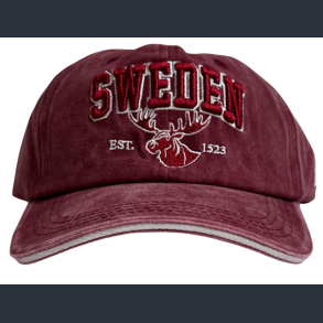Cap SE Denim Moose Burgundy