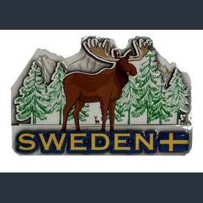 Magnet SE Shiny 3D Moose Summer