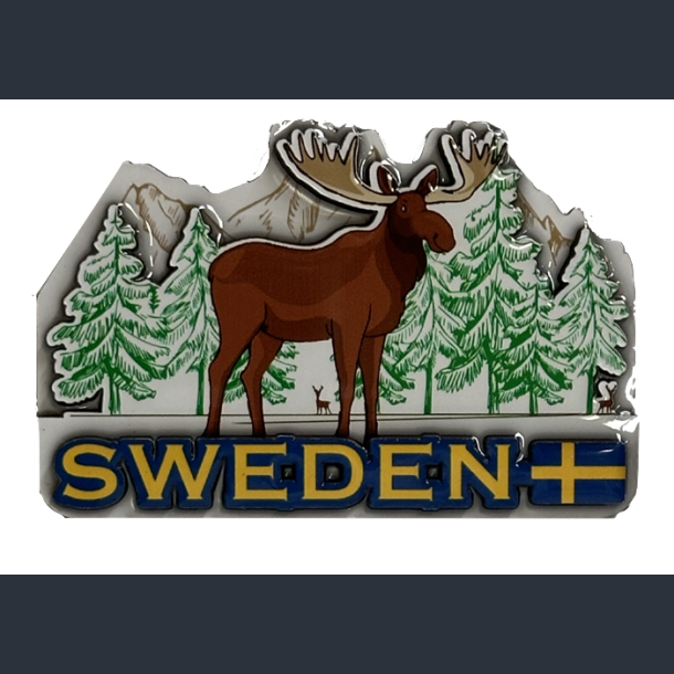 Magnet SE Shiny 3D Moose Summer