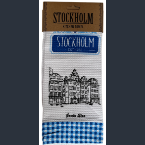 Tea Towel STO White/Blue