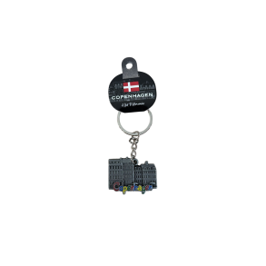 Keyring Nyhavn Silver CPH