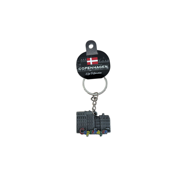 Keyring Nyhavn Silver CPH
