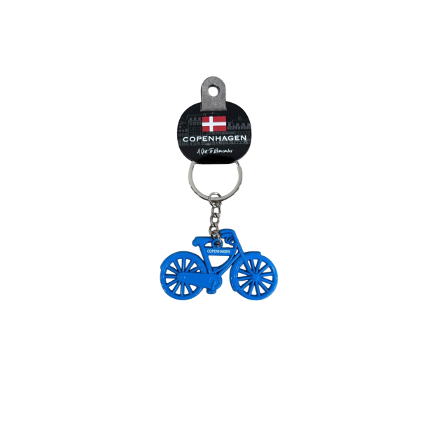 Keyring Bike Blue CPH