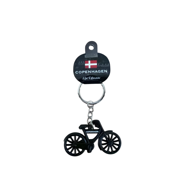 Keyring Bike Black CPH