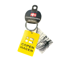 Keyring CPH Sign Yellow Nyhavn