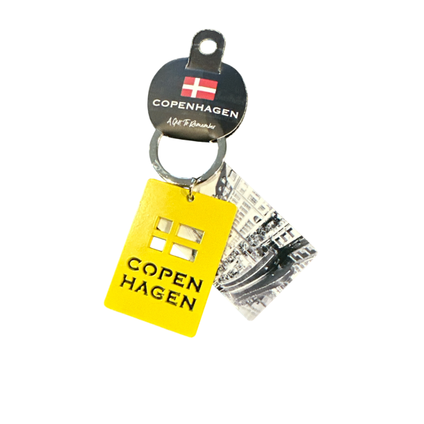 Keyring CPH Sign Yellow Nyhavn