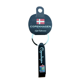Keyring CPH Opener Black/Gold Nyhavn