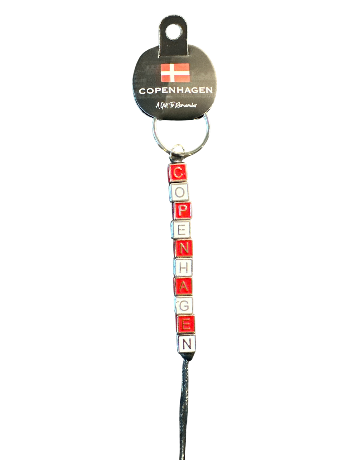 Keyring CPH Letters Red/White - ACCESSORIES - ZUMA GROUP