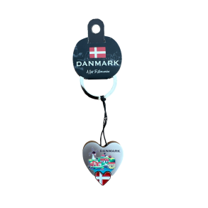 Keyring DK Heart Countryside
