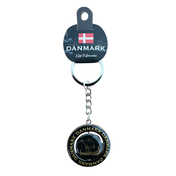 Keyring DK Twister Black Vikingship