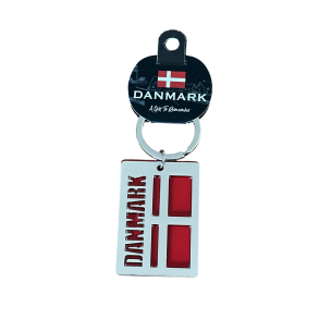 Keyring DK Stamp Steel/Flag