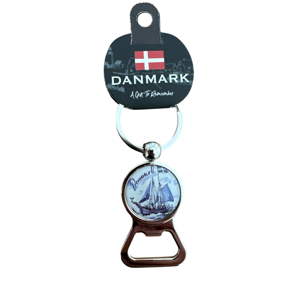 Keyring DK Round Opener RB Ship
