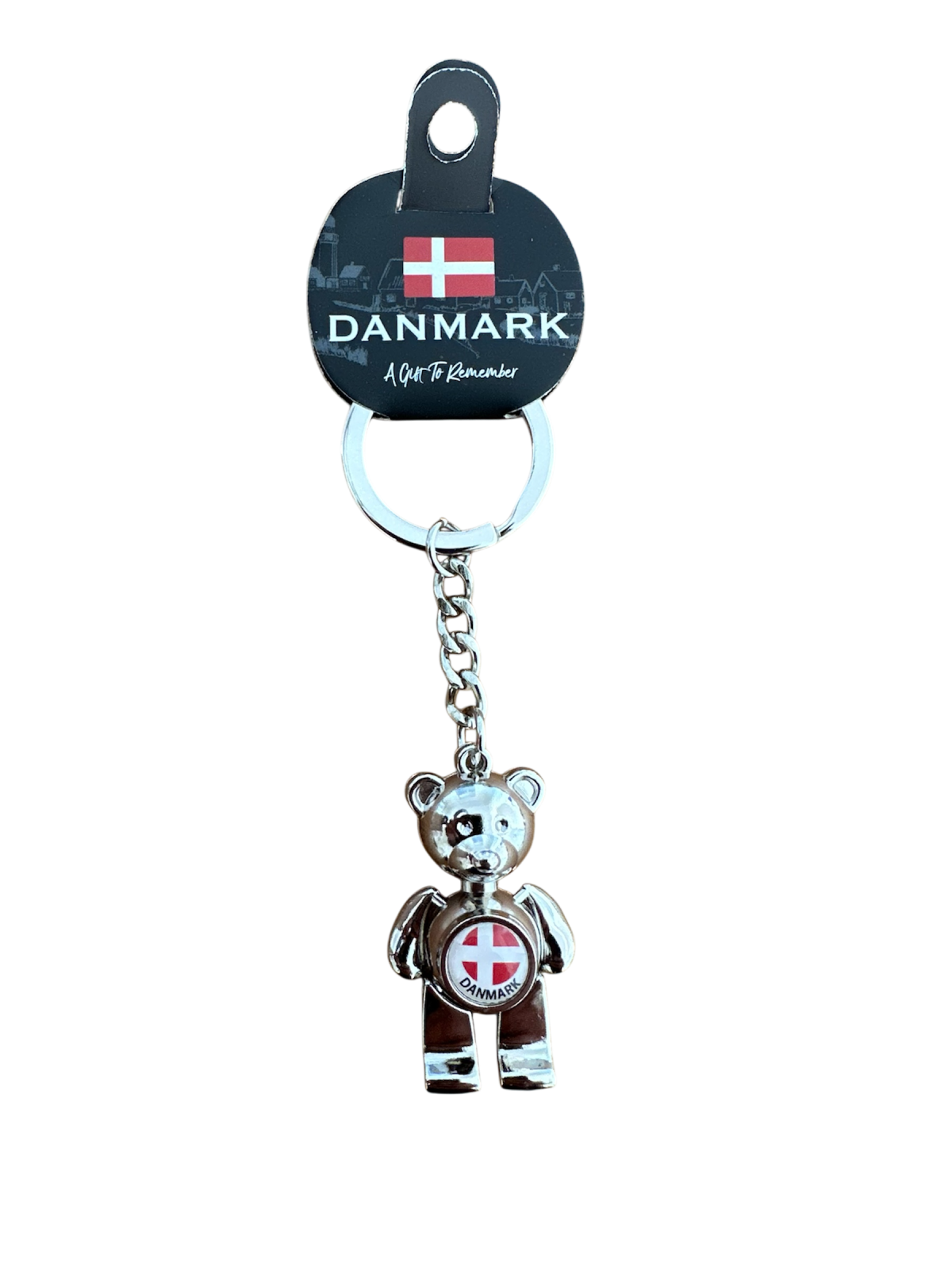 Keyring DK Bear Silver Flag - ACCESSORIES - ZUMA GROUP