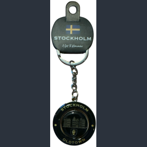 Keyring STO Twister Houses Black/Gold