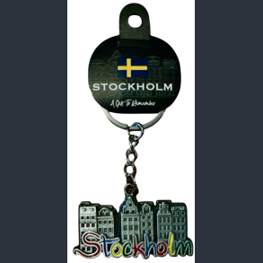Keyring STO Houses Silver