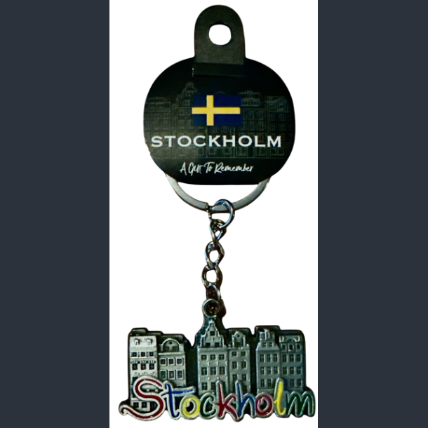 Keyring STO Houses Silver