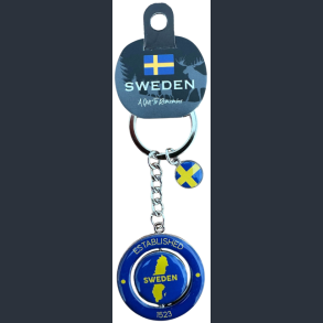 Keyring SE Twister Sweden Navy