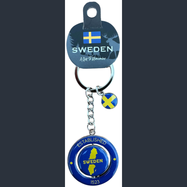 Keyring SE Twister Sweden Navy