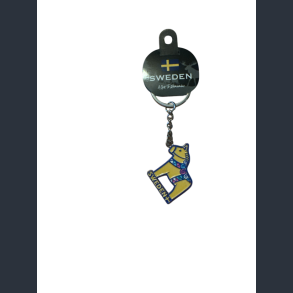 Keyring SE Dala Horse Yellow