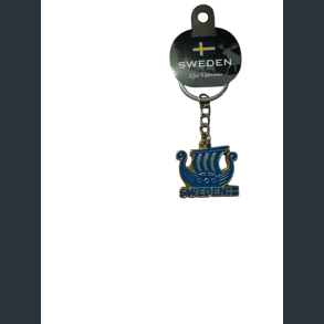 Keyring SE Ship Blue Yellow Metal