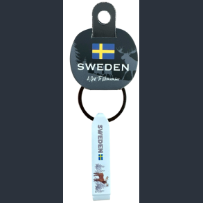 Keyring SE Bottle/Can Opener Moose Winter White