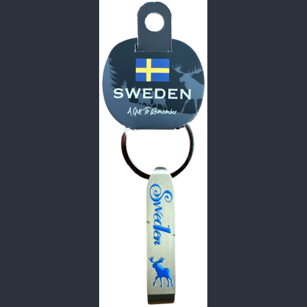 Keyring SE Bottle/Can Opener Moose Gold