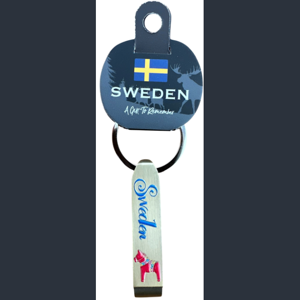 Keyring SE Bottle/Can Opener Horse Gold