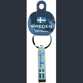Keyring SE Bottle/Can Opener Flag Gold