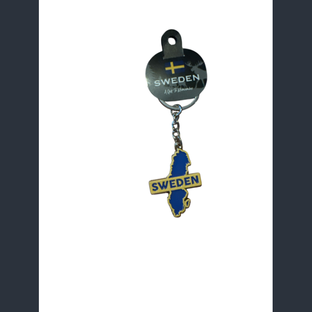 Keyring SE Country Silver Blue Yellow